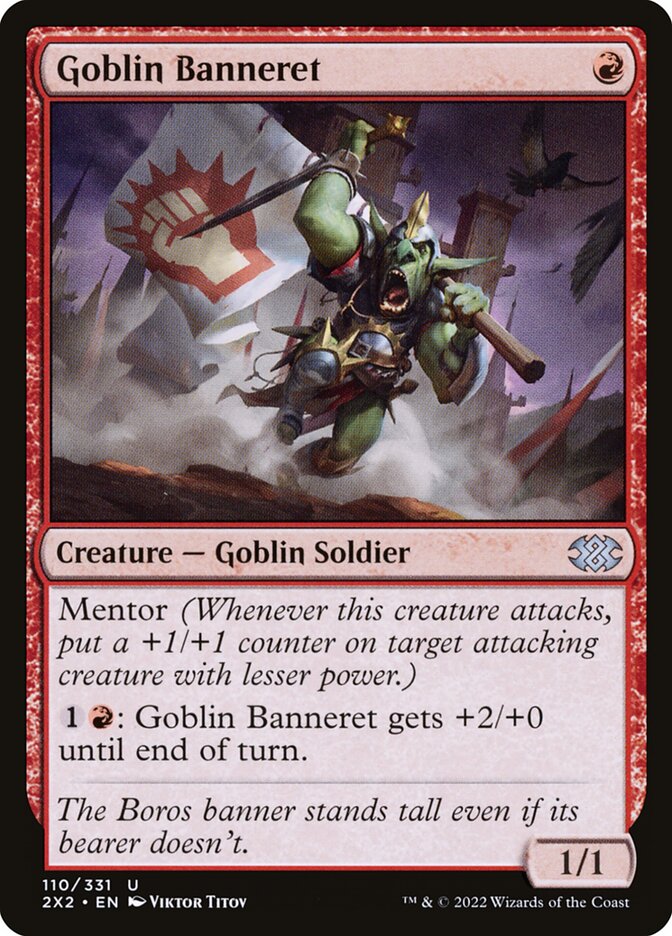 Goblin Banneret — Double Masters 2022 110/579