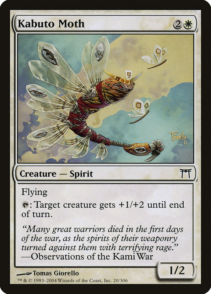 Kabuto Moth — Champions of Kamigawa 20/307