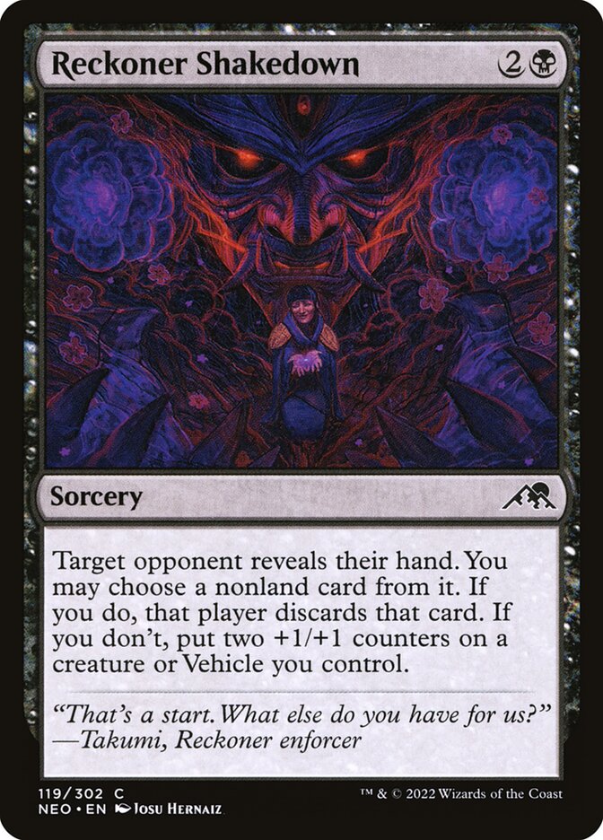 Reckoner Shakedown — Kamigawa: Neon Dynasty 119/531