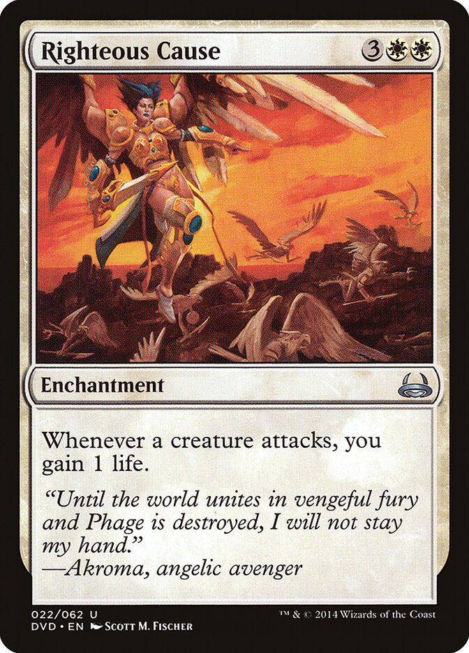 Righteous Cause — Duel Decks Anthology: Divine vs. Demonic 22/62