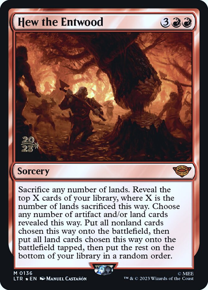 Hew the Entwood — Tales of Middle-earth Promos 136s/86