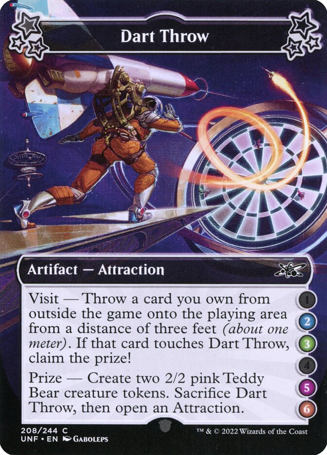 Dart Throw — Unfinity 208b/639
