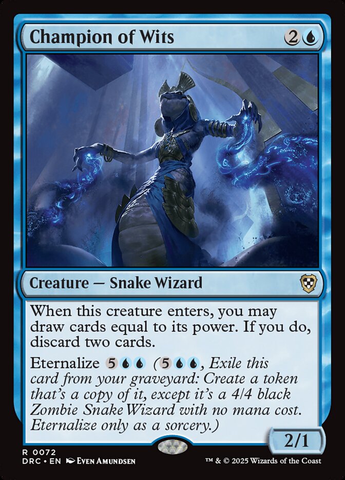 Champion of Wits — Aetherdrift Commander 72/184