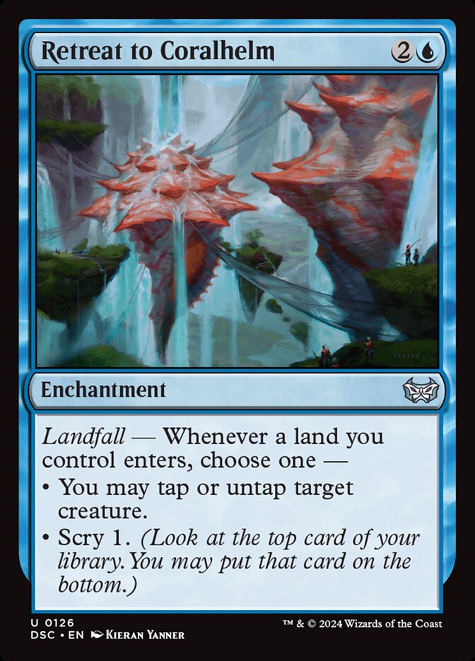 Retreat to Coralhelm — Duskmourn: House of Horror Commander 126/373