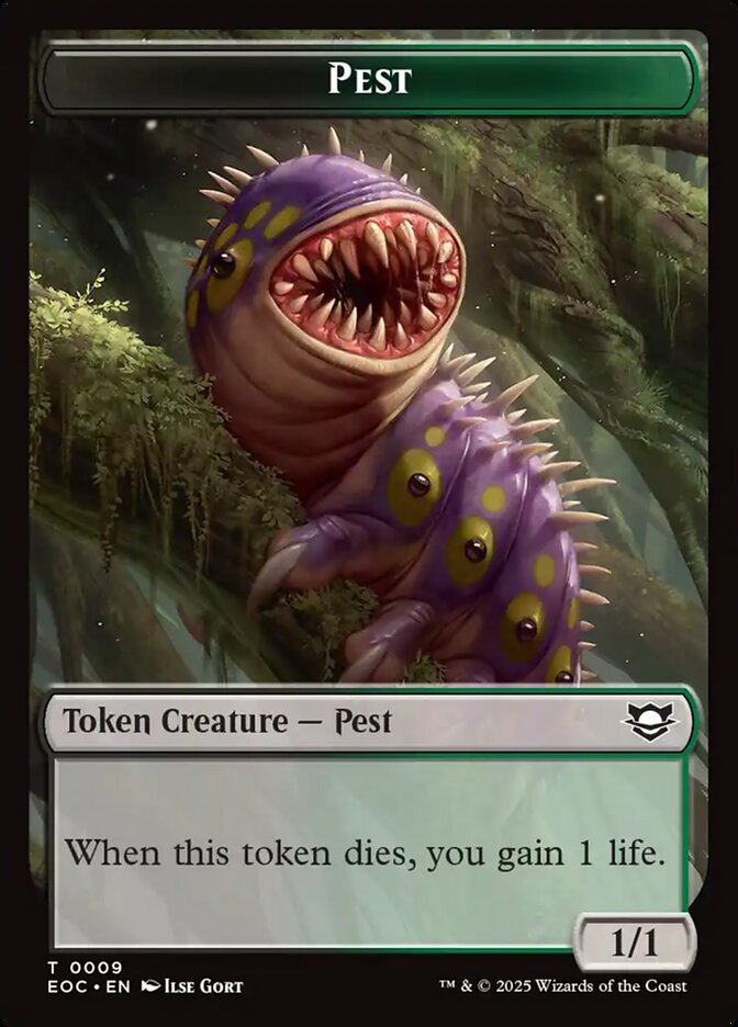 Pest — Edge of Eternities Commander Tokens 9/16