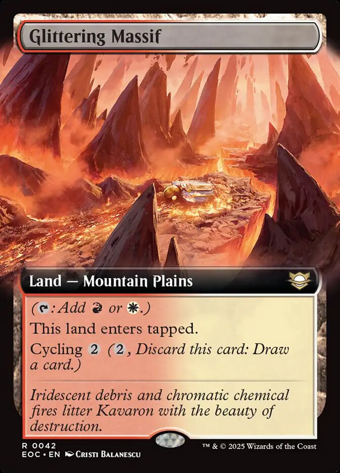Glittering Massif — Edge of Eternities Commander 42/191