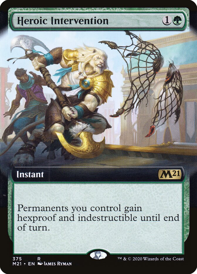 Intervention héroïque — Core Set 2021 375/397