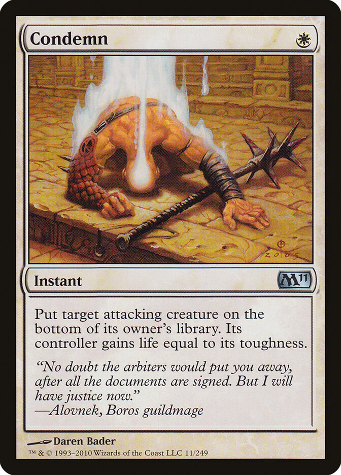 Condemn — Magic 2011 11/249