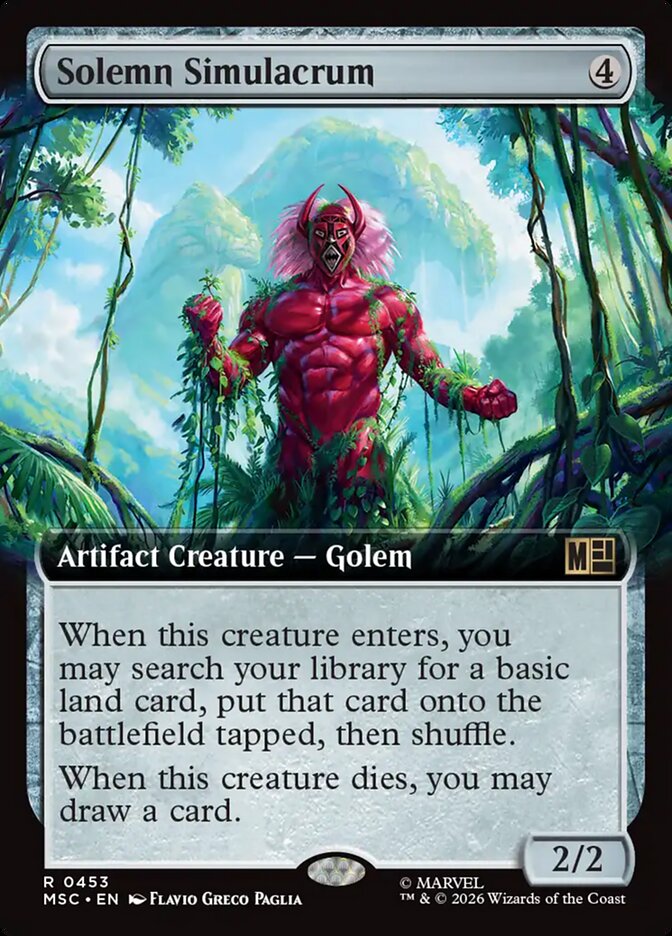 Solemn Simulacrum — Marvel Super Heroes Commander 453/866