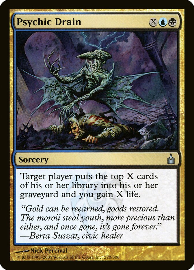 Psychic Drain — Ravnica: City of Guilds 220/306