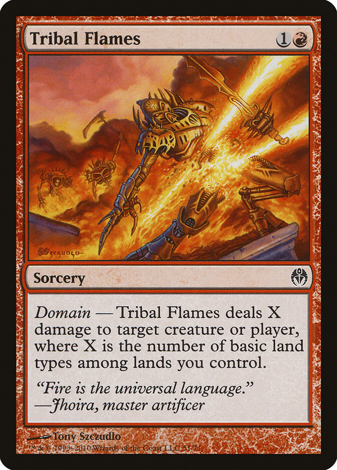 Tribal Flames — Duel Decks: Phyrexia vs. the Coalition 51/71