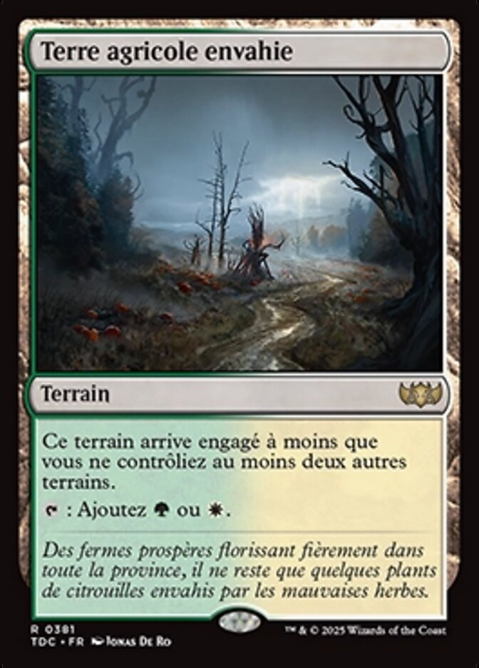 Terre agricole envahie — Tarkir: Dragonstorm Commander 381/413