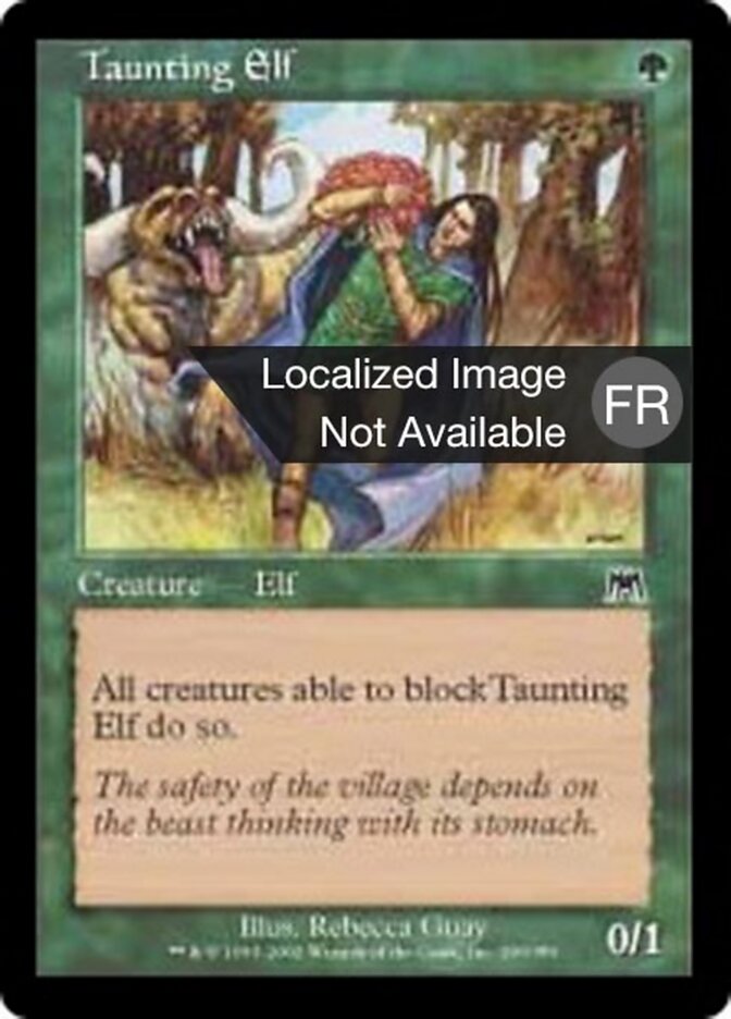 Elfe moqueur — Onslaught 290/350