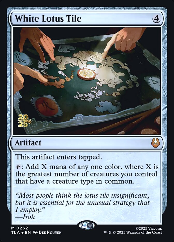 White Lotus Tile — Avatar: The Last Airbender Promos 262s/80