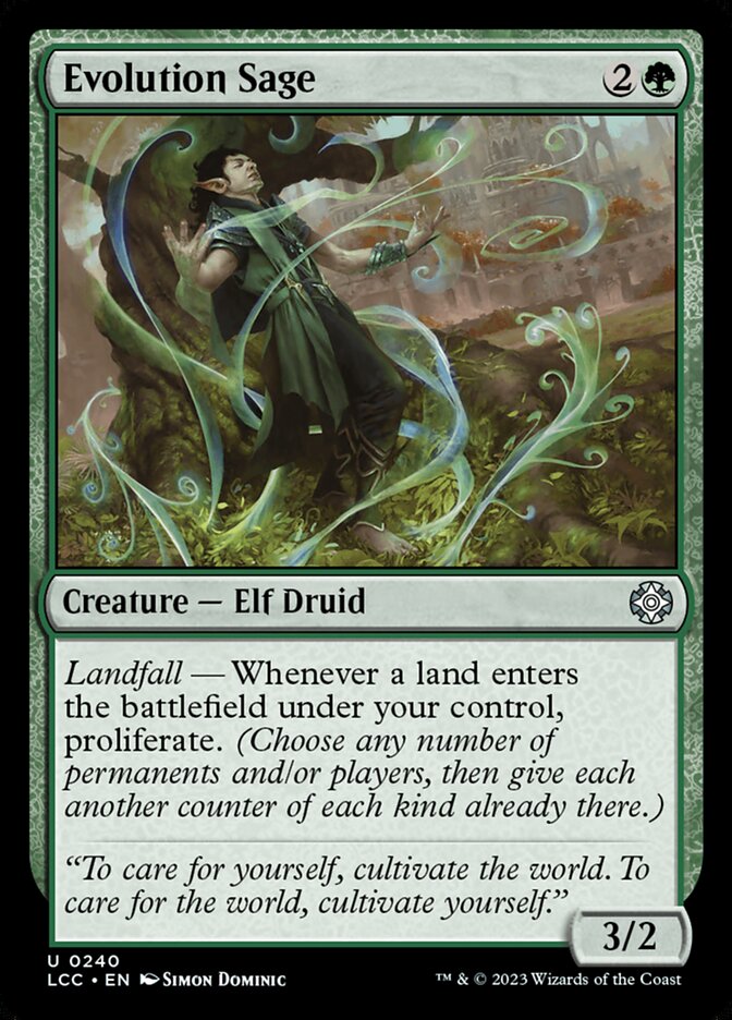Sage de l'évolution — The Lost Caverns of Ixalan Commander 240/370