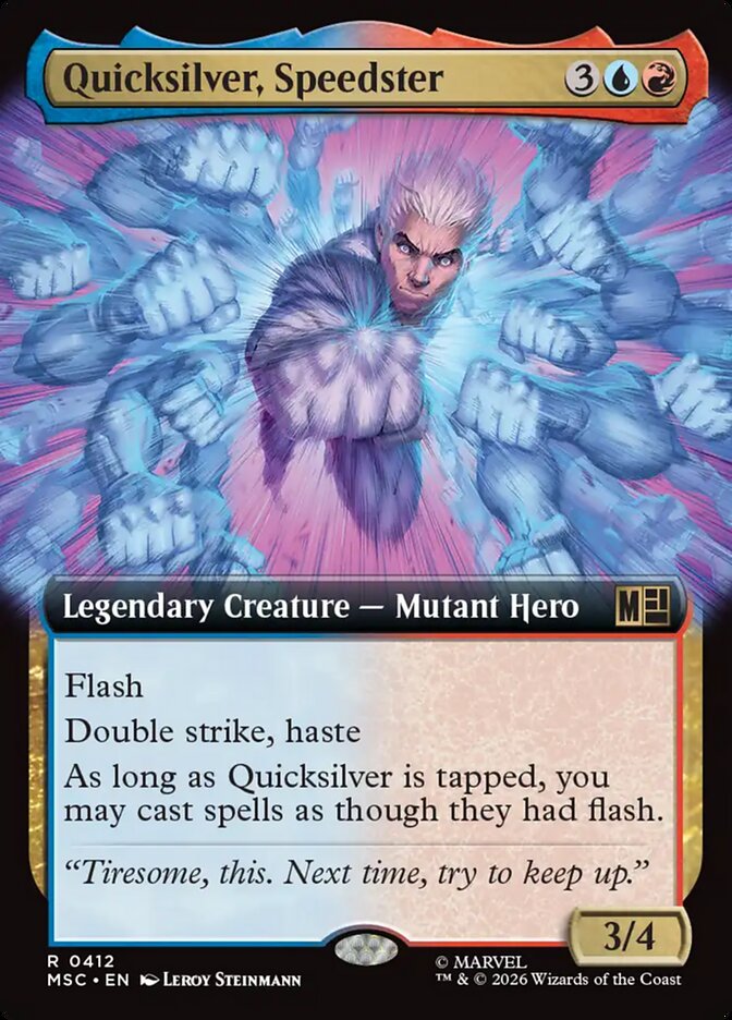 Quicksilver, Speedster — Marvel Super Heroes Commander 412/866