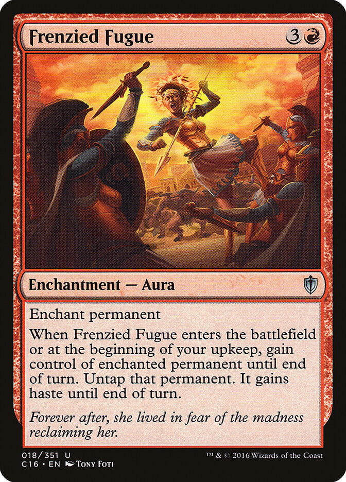 Frenzied Fugue — Commander 2016 18/351