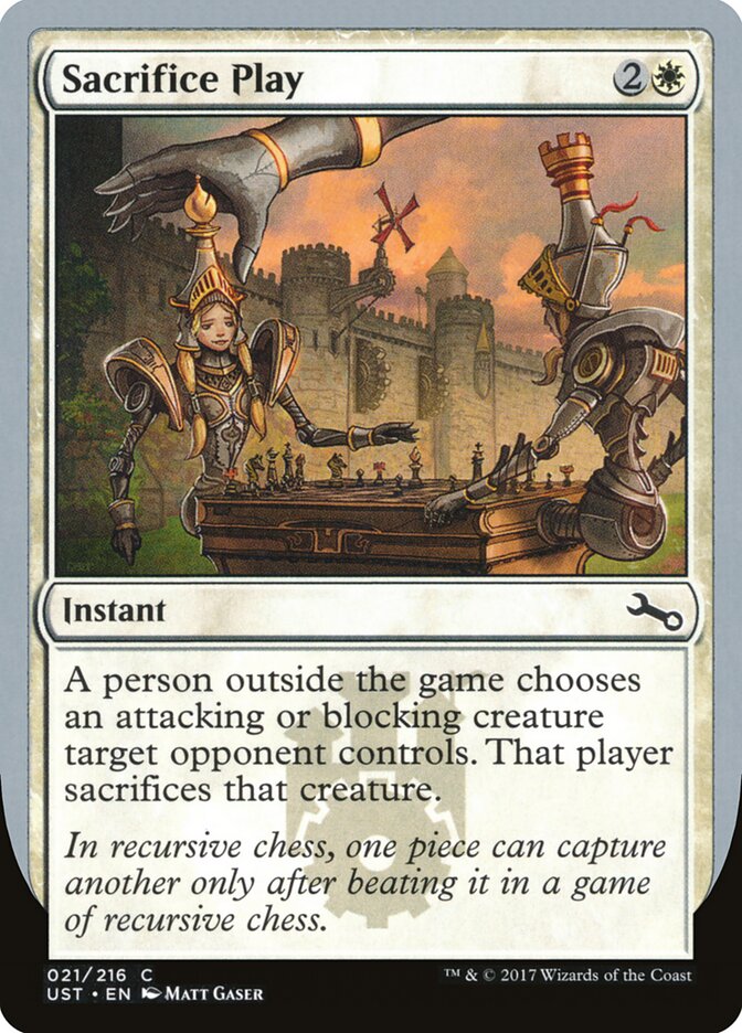 Sacrifice Play — Unstable 21/268