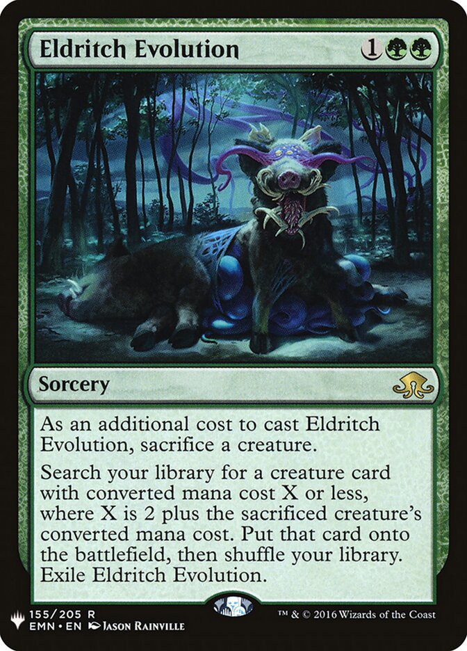 Eldritch Evolution — The List EMN-155/5581