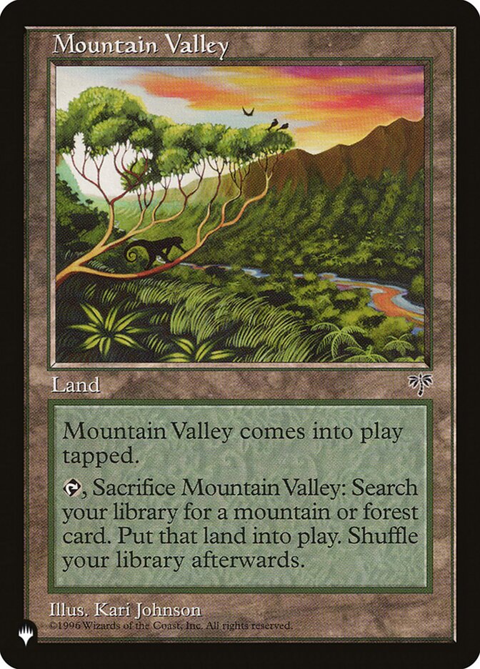 Mountain Valley — The List MIR-328/5581