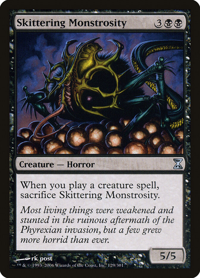 Skittering Monstrosity — Time Spiral 129/301