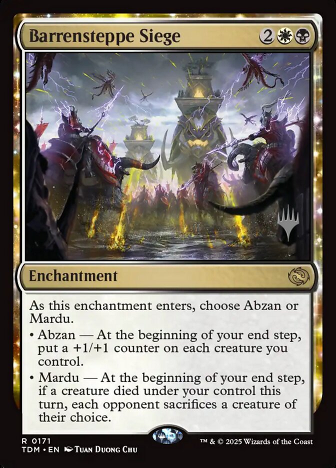Barrensteppe Siege — Tarkir: Dragonstorm Promos 171p/160