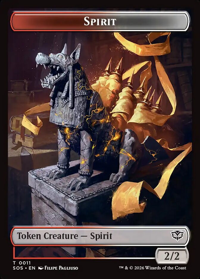 Spirit — Secrets of Strixhaven Tokens 11/14