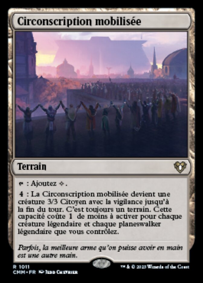 Circonscription mobilisée — Commander Masters 1011/1067