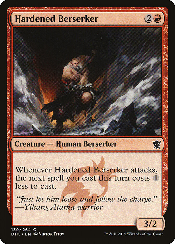 Hardened Berserker — Dragons of Tarkir 139/264