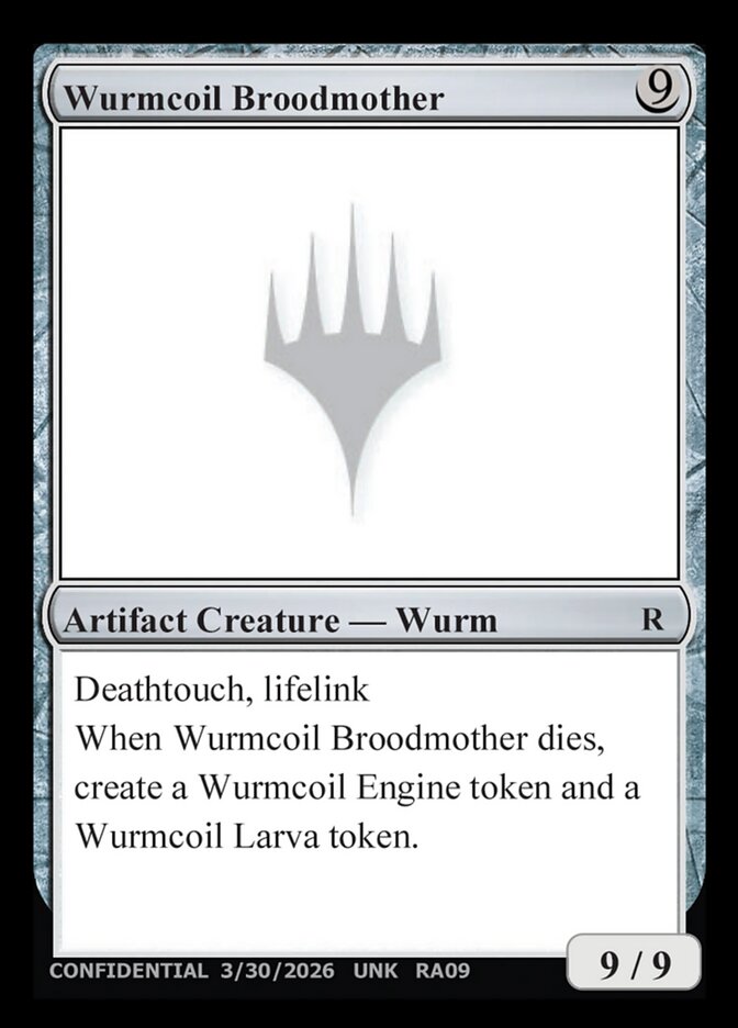 Wurmcoil Broodmother — Unknown Event RA09/512