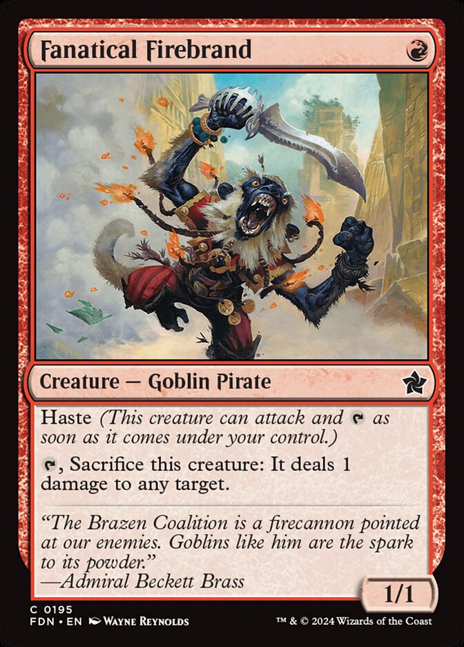 Fanatical Firebrand — Foundations 195/771