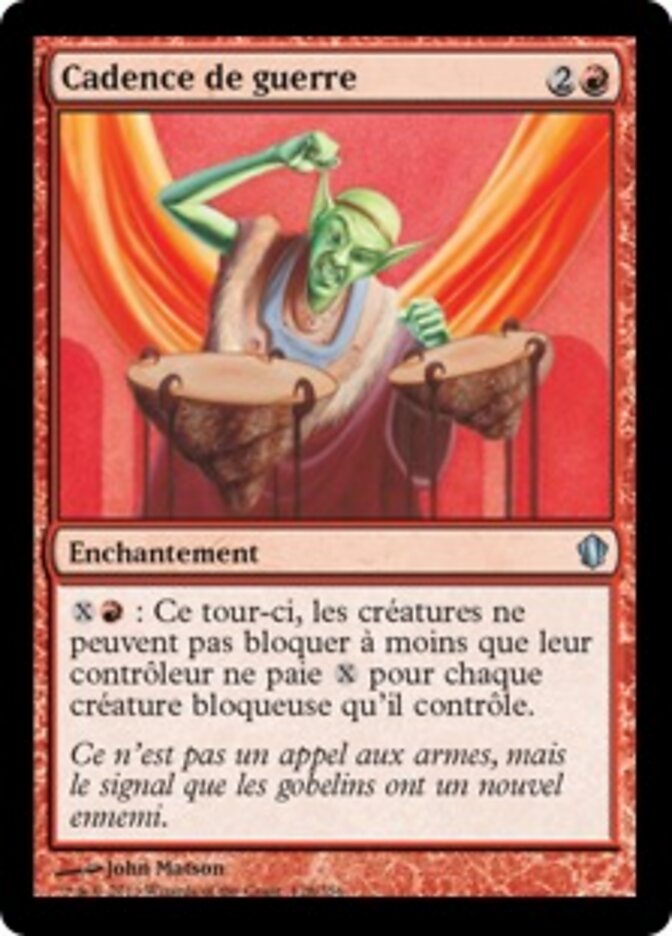 Cadence de guerre — Commander 2013 128/356