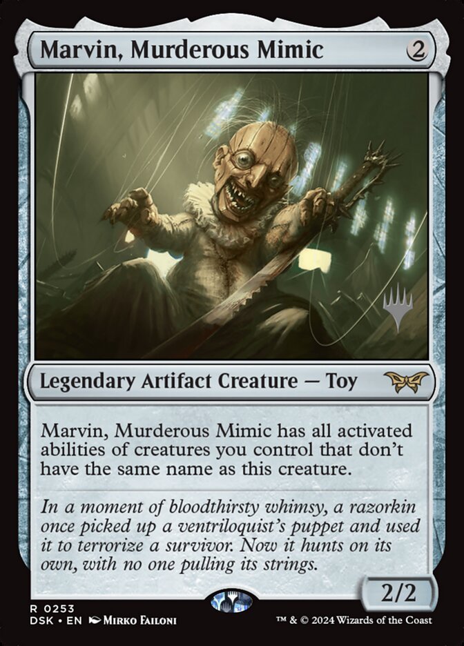 Marvin, Murderous Mimic — Duskmourn: House of Horror Promos 253p/160