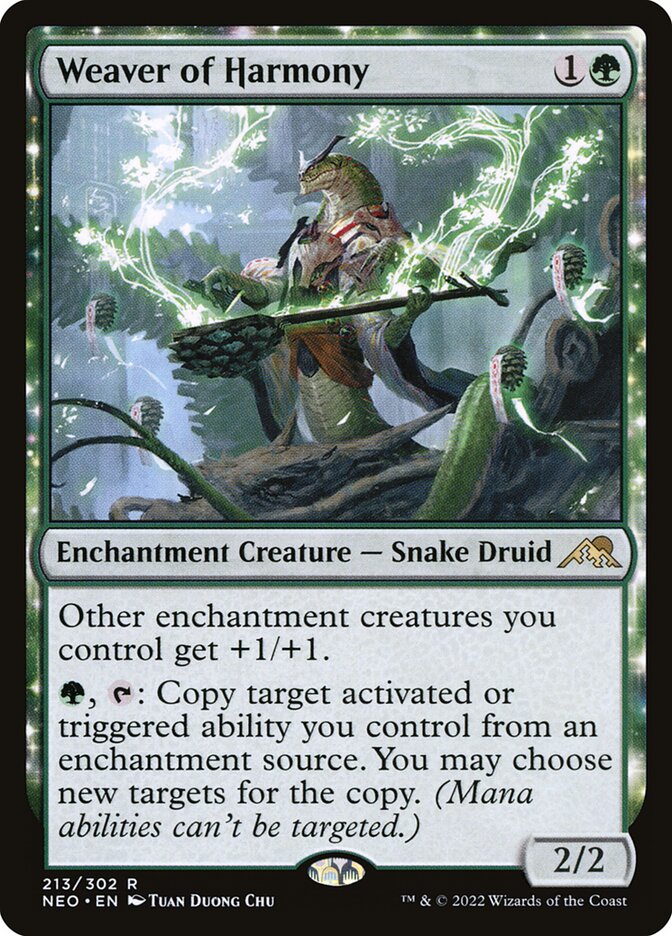 Weaver of Harmony — Kamigawa: Neon Dynasty 213/531