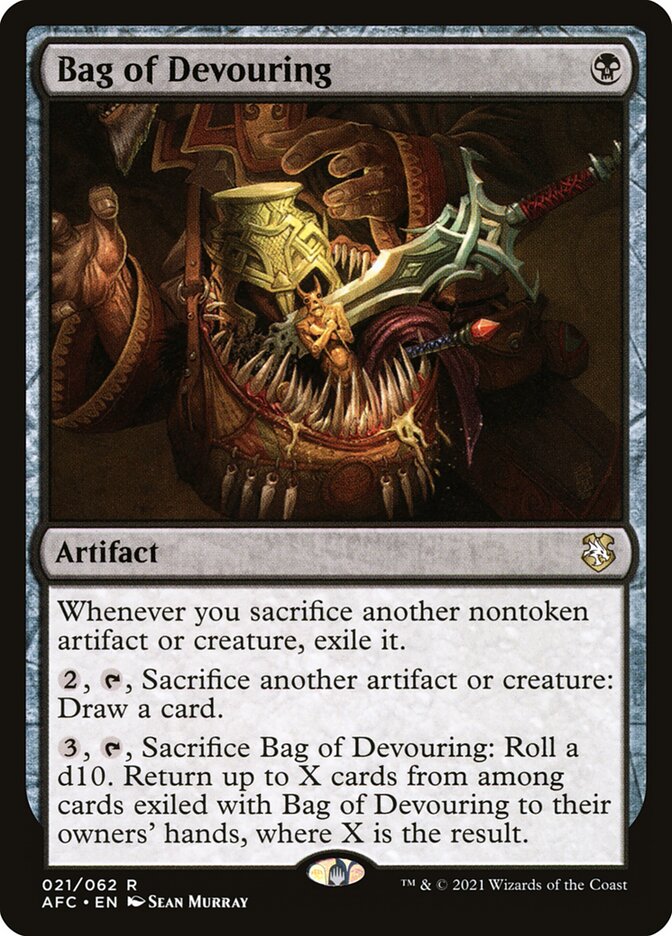 Bag of Devouring — Forgotten Realms Commander 21/331