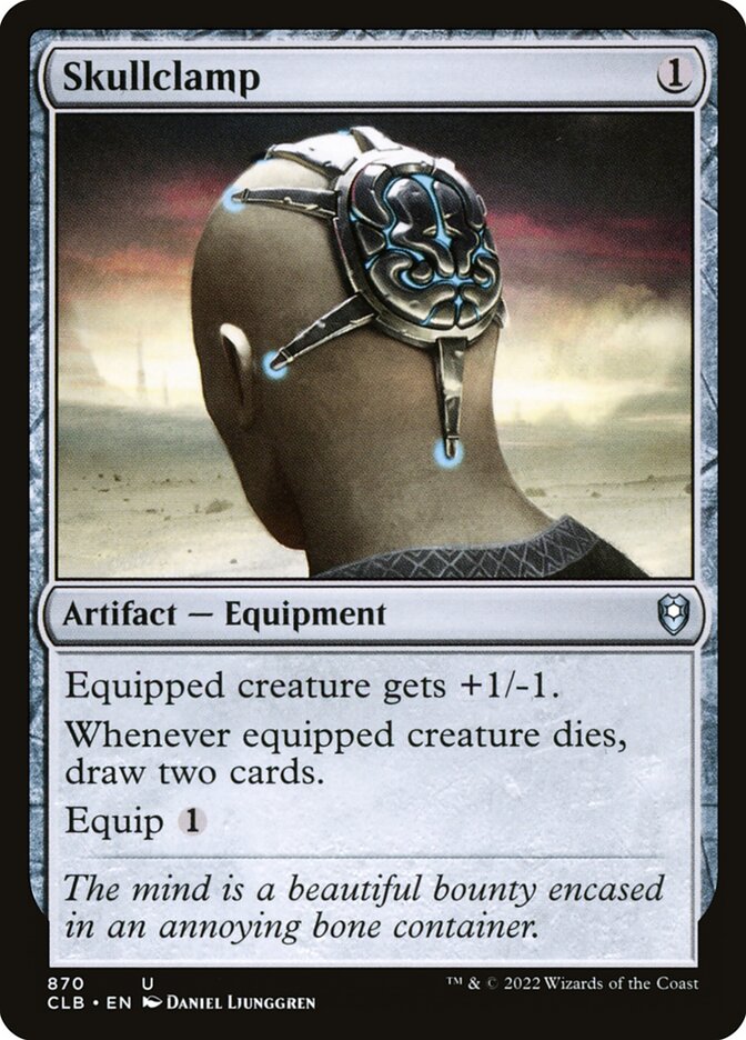 Skullclamp — Commander Legends: Battle for Baldur's Gate 870/936