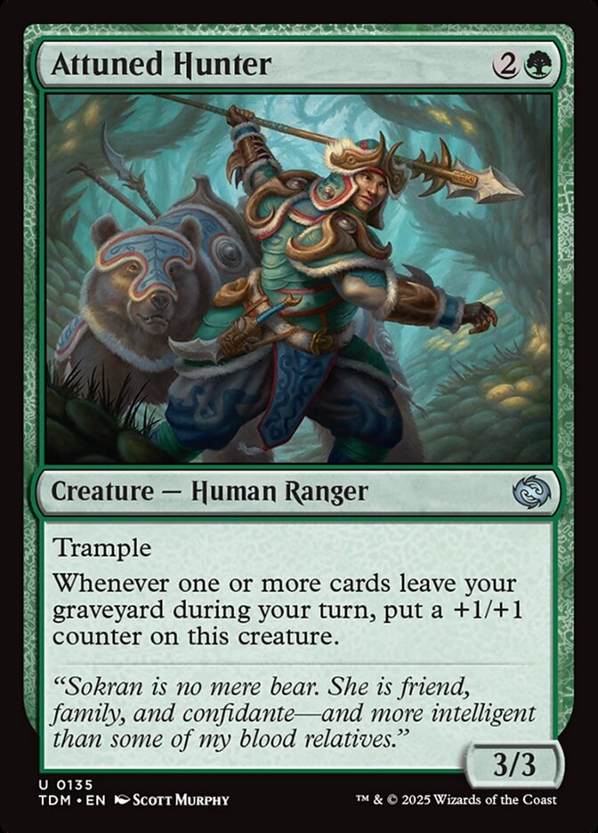 Attuned Hunter — Tarkir: Dragonstorm 135/427