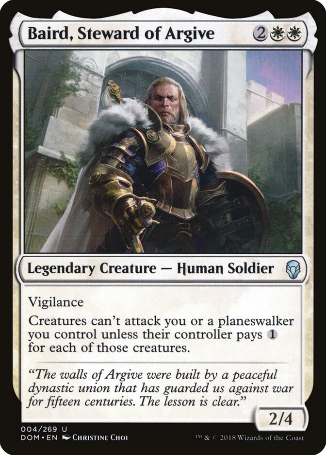 Baird, intendant d'Argive — Dominaria 4/280
