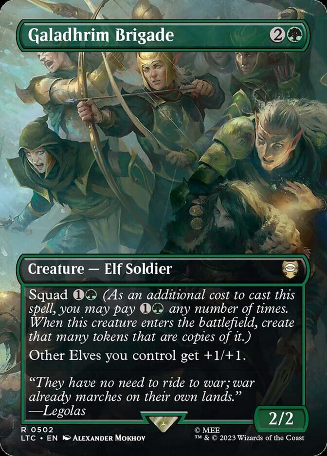 Galadhrim Brigade — Tales of Middle-earth Commander 502/591