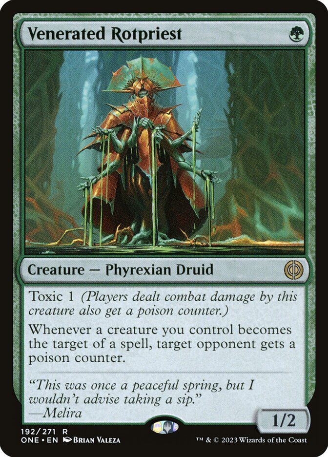 Venerated Rotpriest — Phyrexia: All Will Be One 192/479