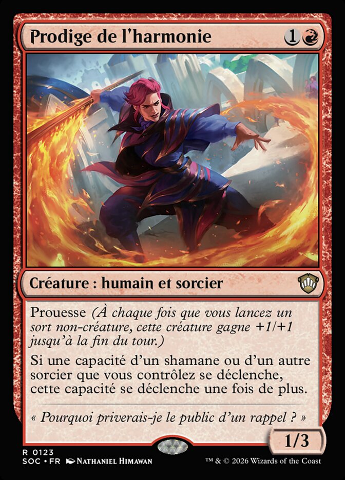 Prodige de l'harmonie — Secrets of Strixhaven Commander 123/426