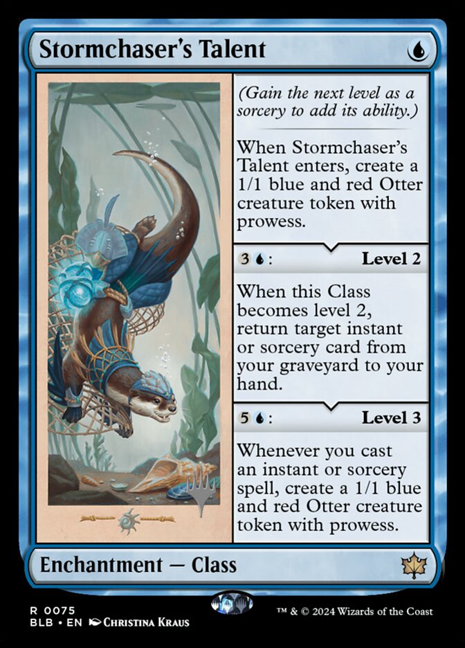 Stormchaser's Talent — Bloomburrow Promos 75p/160