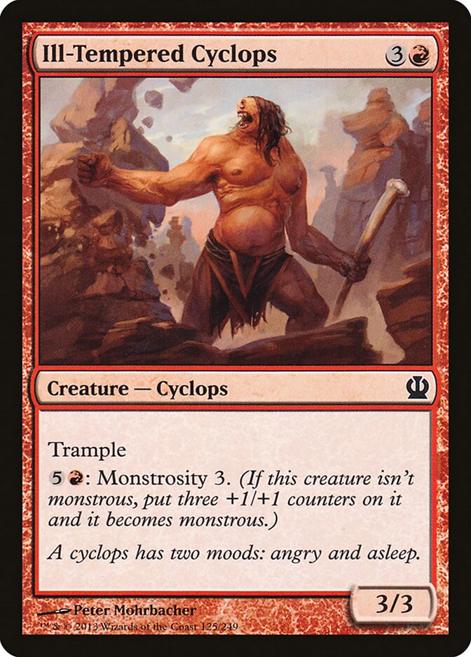 Ill-Tempered Cyclops — Theros 125/249