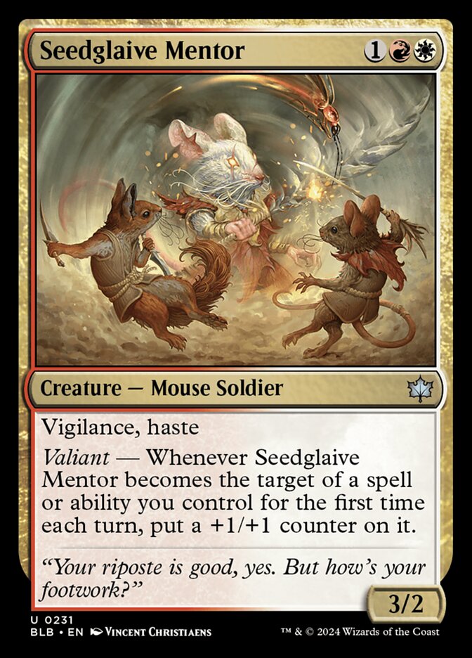 Seedglaive Mentor — Bloomburrow 231/398