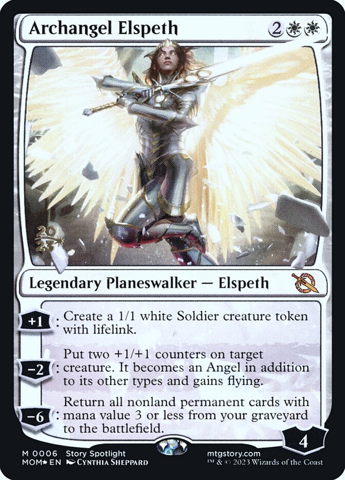 Archangel Elspeth — March of the Machine Promos 6s/134