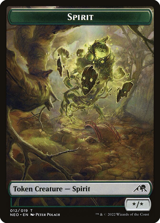 Spirit — Kamigawa: Neon Dynasty Tokens 12/19