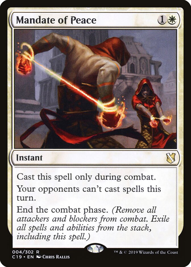 Mandate of Peace — Commander 2019 4/302