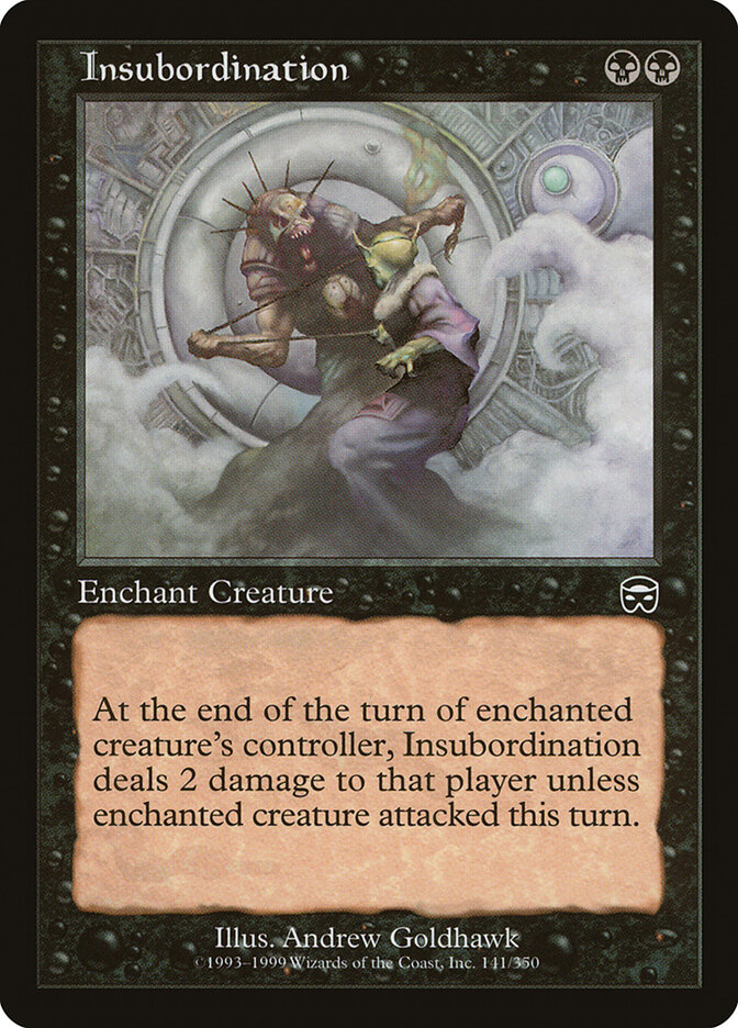 Insubordination — Mercadian Masques 141/350