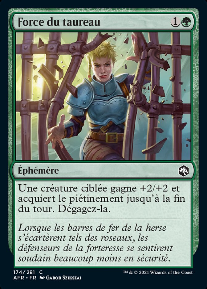 Force du taureau — Adventures in the Forgotten Realms 174/424