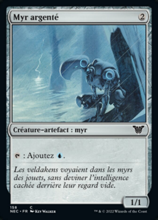Myr argenté — Neon Dynasty Commander 158/179